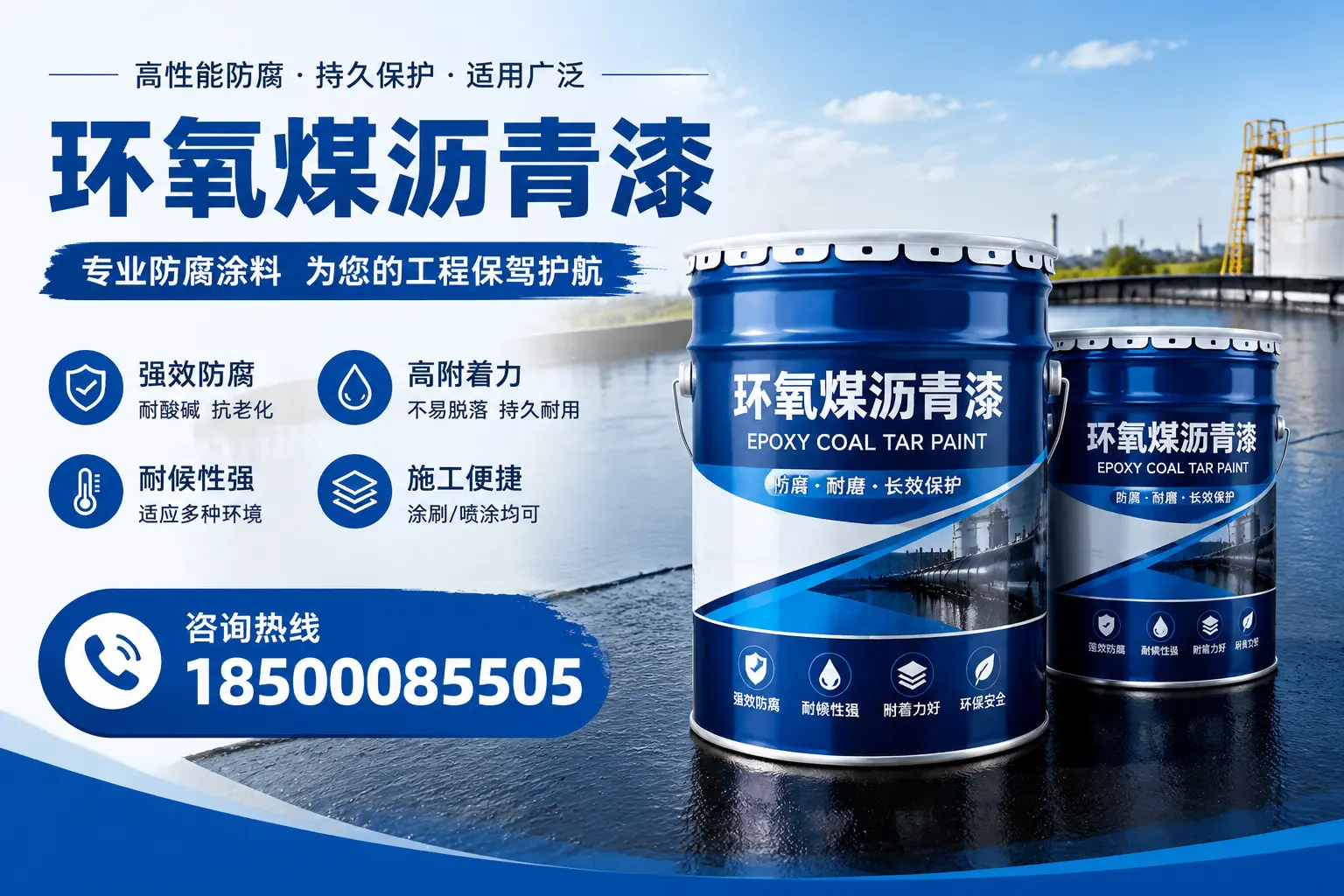 环氧煤沥青漆与其他漆类的比较，邯山用户的选择依据